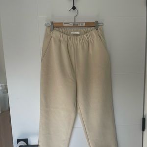 cute beige lounge trousers